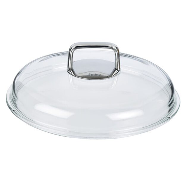 Deksel 180mm Spring Kochfeldabdeckung - Hochglanz Für Alle Herdarten Inkl. Induktion